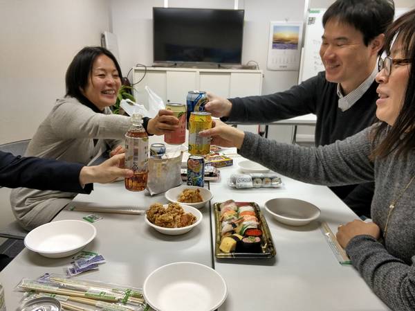 社労士開業予備校エッセンスコース・缶ビール会2019-02-23 18